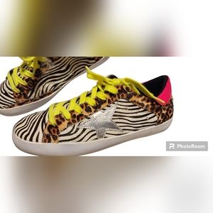 Animal Print Skater Shoes
